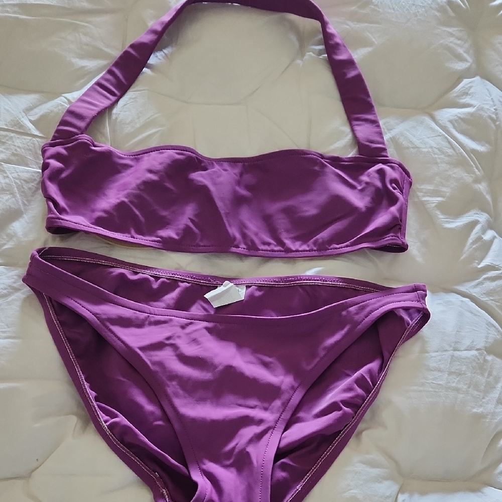 Calvin Klein Purple Bikini Top